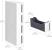 SONGMICS Etajera ingusta cu roti, pentru baie sau bucatarie, cu 4 sertare, 45x17x84 cm, alb Household NewTrend
