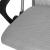 Scaun de birou ergonomic cu reglaj pe inaltime, material tip mesh si ecopiele, 58x60x117 cm, gri Household NewTrend