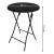 Masa catering profesionala pentru evenimente, inalta, cu picioare metal pliabile, rotunda, d 80 cm, h 110 cm, negru Household NewTrend