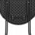 Masa catering profesionala pentru evenimente, inalta, cu picioare metal pliabile, rotunda, d 80 cm, h 110 cm, negru Household NewTrend