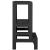 Turn de invatare inaltator multifunctional din lemn, platforma reglabila pe 3 inaltimi, 90x39x44 cm, negru Household NewTrend