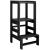 Turn de invatare inaltator multifunctional din lemn, platforma reglabila pe 3 inaltimi, 90x39x44 cm, negru Household NewTrend