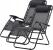 Set 2 sezlonguri pliabile 90x65x110 cm cu masuta 50x50x50 cm, textilene si cadru metalic, negru Household NewTrend
