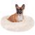 Pat Sersimo pentru caini si pisici, cu husa detasabila, bej, diametru 90cm Household NewTrend