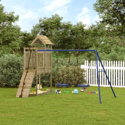Set de joacă pentru exterior, lemn de pin impregnat GartenMobel Dekor