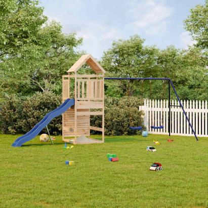 Set de joacă pentru exterior, lemn masiv de pin GartenMobel Dekor