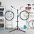 Suport reparare biciclete pliabil reglabil 92-152 cm roșu oțel GartenMobel Dekor