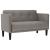 Canapea loveseat, taupe, 111 cm, textil GartenMobel Dekor