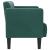 Canapea loveseat, verde închis, 111 cm, catifea GartenMobel Dekor