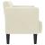 Canapea loveseat, crem, 111 cm, catifea GartenMobel Dekor