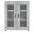 Dulap, gri beton, 69,5x34x90 cm, lemn compozit GartenMobel Dekor