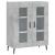 Dulap, gri beton, 69,5x34x90 cm, lemn compozit GartenMobel Dekor