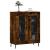 Dulap, stejar fumuriu, 69,5x34x90 cm, lemn compozit GartenMobel Dekor
