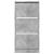 Pantofar, gri beton, 60x21x125,5 cm, lemn compozit GartenMobel Dekor