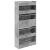 Pantofar, gri beton, 60x21x125,5 cm, lemn compozit GartenMobel Dekor