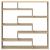 Raft cubic perete 7 compartimente stejar sonoma lemn prelucrat GartenMobel Dekor