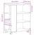 Dulap de depozitare Stejar negru 60 x 35 x 75 cm Lemn compozit GartenMobel Dekor