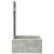 Masă de Machiaj cu sertar Gri 60 x 40 x 70 cm Lemn compozit GartenMobel Dekor