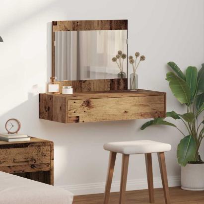 Masă de Machiaj cu sertar Maro 83 x 40 x 70 cm Lemn compozit GartenMobel Dekor