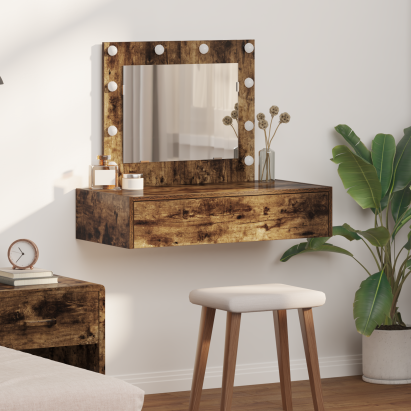 Masă de Machiaj cu sertar Maro 83 x 40 x 70 cm Lemn compozit GartenMobel Dekor