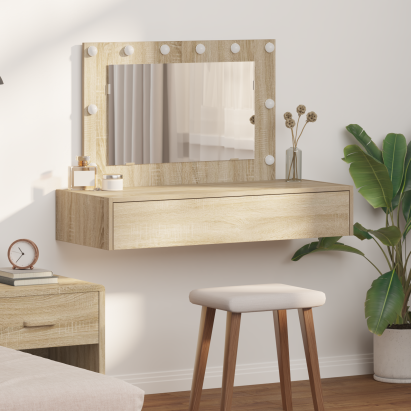 Masă de Machiaj cu sertar Maro 100 x 40 x 70 cm Lemn compozit GartenMobel Dekor