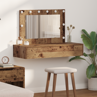 Masă de Machiaj cu sertar Maro 100 x 40 x 70 cm Lemn compozit GartenMobel Dekor
