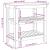 Banc de lucru Maro ceruit 78.5 x 50 x 80 cm Lemn masiv de pin GartenMobel Dekor