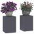 Suporturi pentru plante 2 pcs Antracit 24 x 24 x 35 cm Oțel GartenMobel Dekor