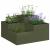 Vază pentru Grădină Olivengrønn 100 x 100 x 48 cm Oțel GartenMobel Dekor