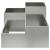 Vază pentru Grădină Argintiu 80 x 80 x 60 cm Oțel galvanizat GartenMobel Dekor