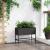 Ghiveci ridicat pentru grădină Negru 60 x 26 x 45 cm Oțel GartenMobel Dekor