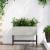 Ghiveci ridicat pentru grădină Argintiu 60 x 26 x 45 cm GartenMobel Dekor