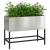 Ghiveci ridicat pentru grădină Argintiu 60 x 26 x 45 cm GartenMobel Dekor