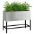 Ghiveci ridicat pentru grădină Argintiu 60 x 26 x 45 cm GartenMobel Dekor