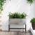 Ghiveci ridicat pentru grădină Argintiu 60 x 26 x 45 cm GartenMobel Dekor