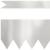 Borduri pentru gazon 10 pcs Argintiu 100 x 0.5 x 15 cm GartenMobel Dekor