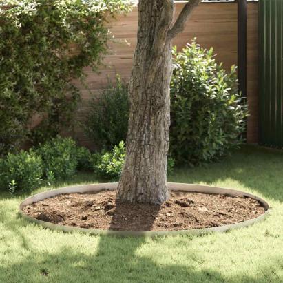 Împrejmuire pentru gazon Argintiu 450 x 10 cm Oțel inoxidabil GartenMobel Dekor