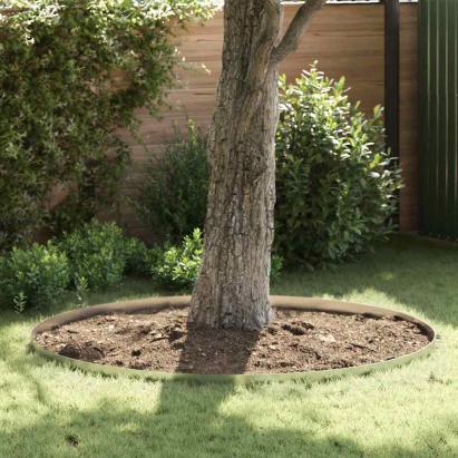 Împrejmuire pentru gazon 4 pcs Argintiu 450 x 10 cm GartenMobel Dekor