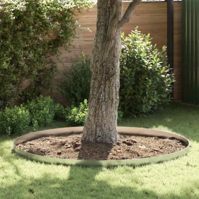 Împrejmuire pentru gazon Argintiu 450 x 15 cm Oțel galvanizat GartenMobel Dekor