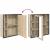 Dulap cu oglindă pentru baie Bej 60 x 16 x 60 cm Lemn compozit GartenMobel Dekor