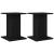 Suporturi pentru Difuzoare 2 pcs Stejar negru 30 x 30 x 40 cm GartenMobel Dekor