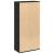 Raft Stejar negru 50 x 25 x 105 cm Lemn compozit GartenMobel Dekor