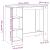 Masă de bar Stejar Negru 124 x 46 x 103.5 cm Lemn compozit GartenMobel Dekor