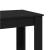 Masă de bar Stejar Negru 51 x 50 x 103.5 cm Lemn compozit GartenMobel Dekor