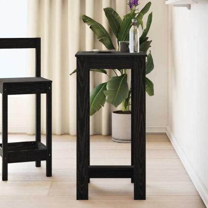 Masă de bar Stejar Negru 51 x 50 x 103.5 cm Lemn compozit GartenMobel Dekor