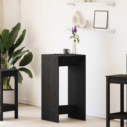 Masă de bar Stejar Negru 51 x 50 x 103.5 cm Lemn compozit GartenMobel Dekor