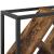 Raft pentru vin Stejar afumat 51 x 18 x 52.5 cm Lemn compozit GartenMobel Dekor