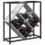 Raft pentru vin Gri 51 x 18 x 52.5 cm Lemn compozit GartenMobel Dekor