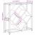 Raft pentru vin Gri 51 x 18 x 52.5 cm Lemn compozit GartenMobel Dekor