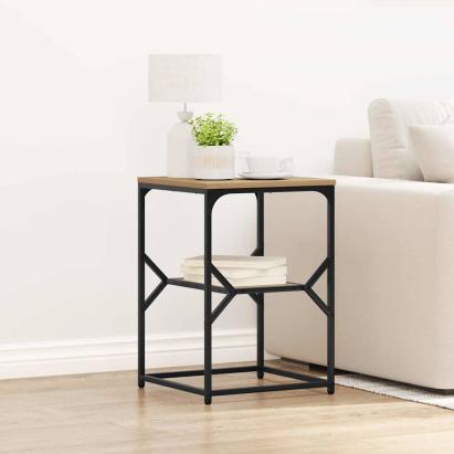 Masă laterală stejar artizanal 41 x 40 x 60 cm GartenMobel Dekor